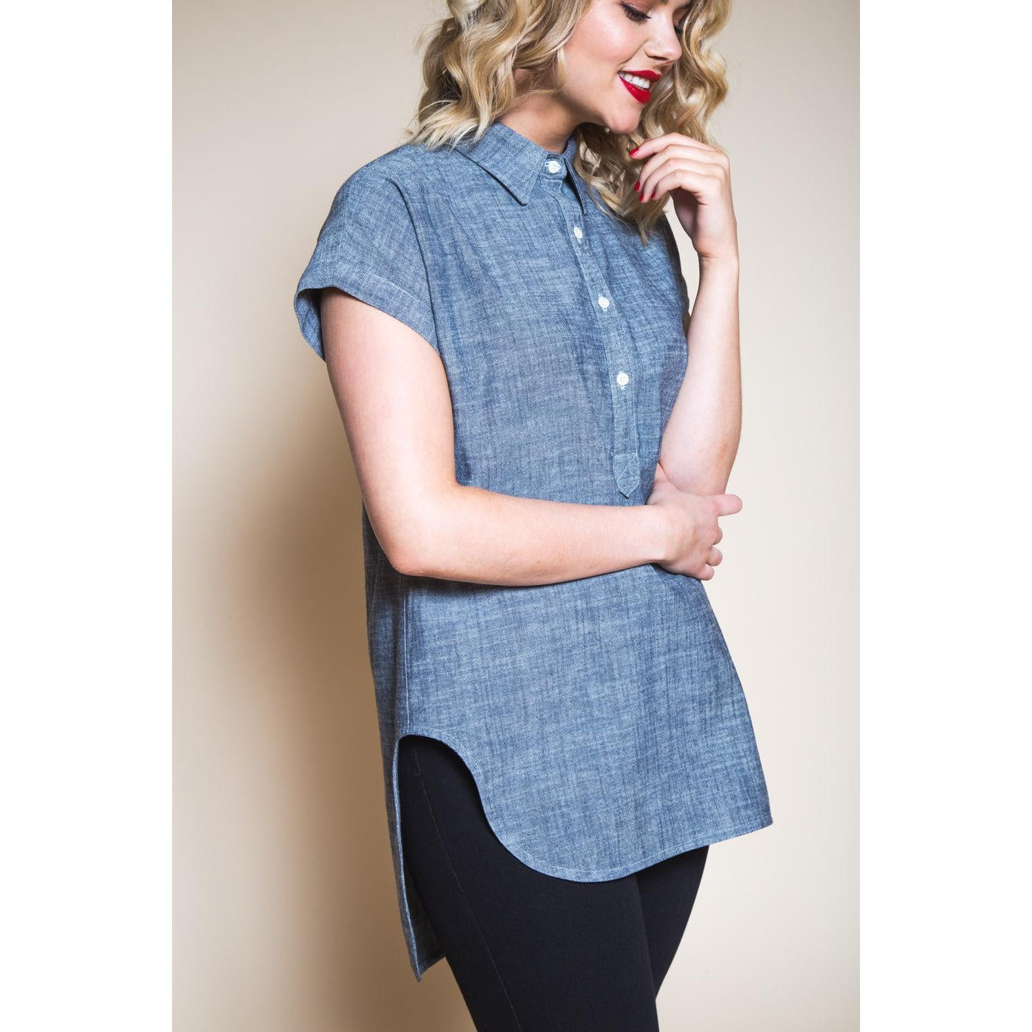 Kalle Shirt + Shirtdress Pattern