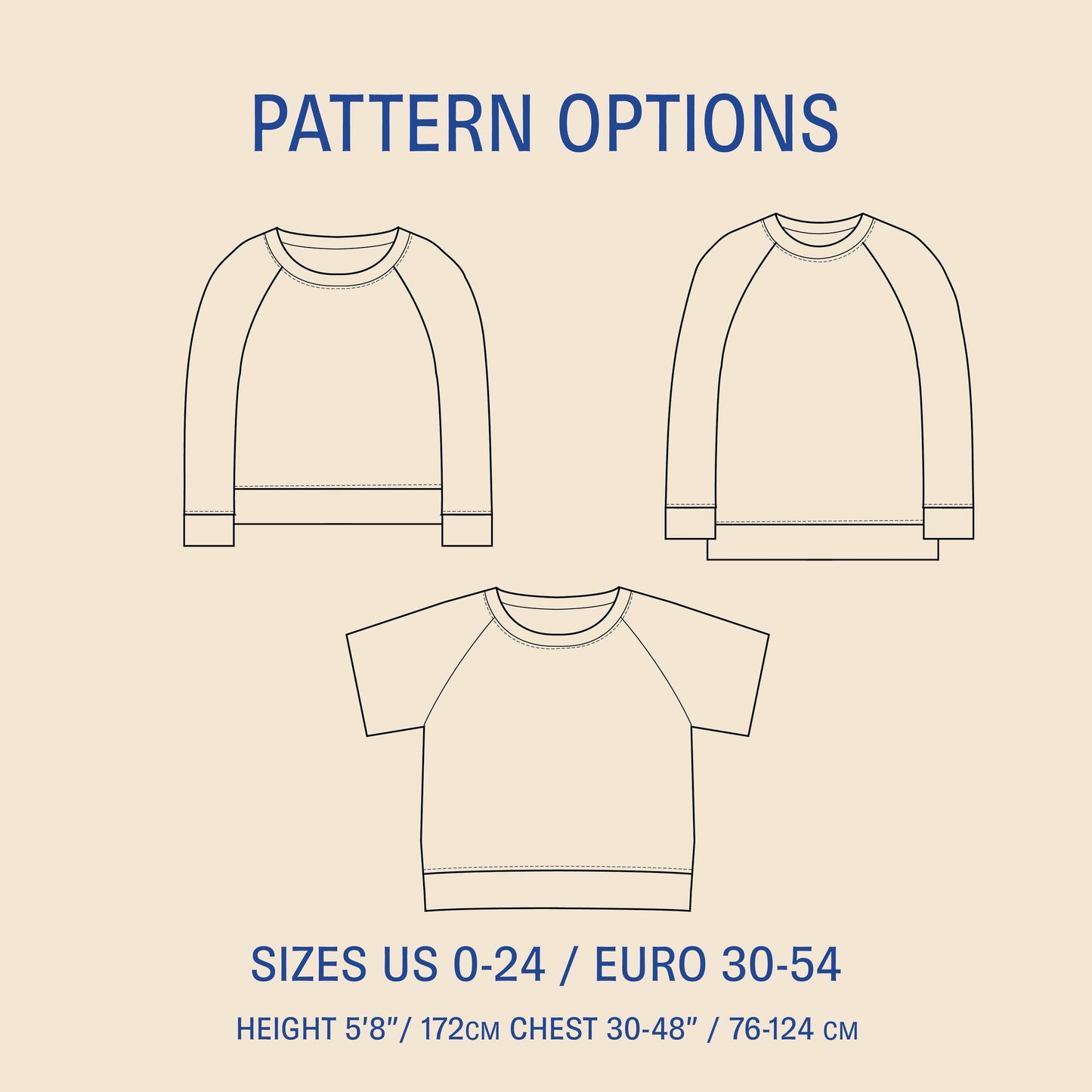 WBM Boxy raglan sweater 