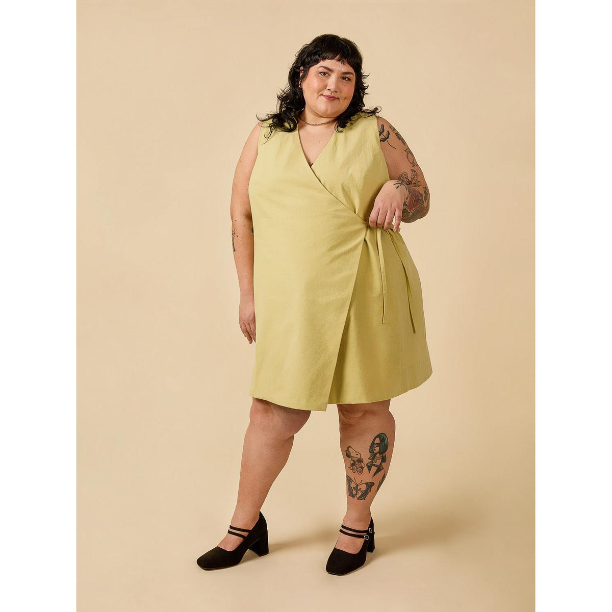 Aylin Wrap Dress + Vest 