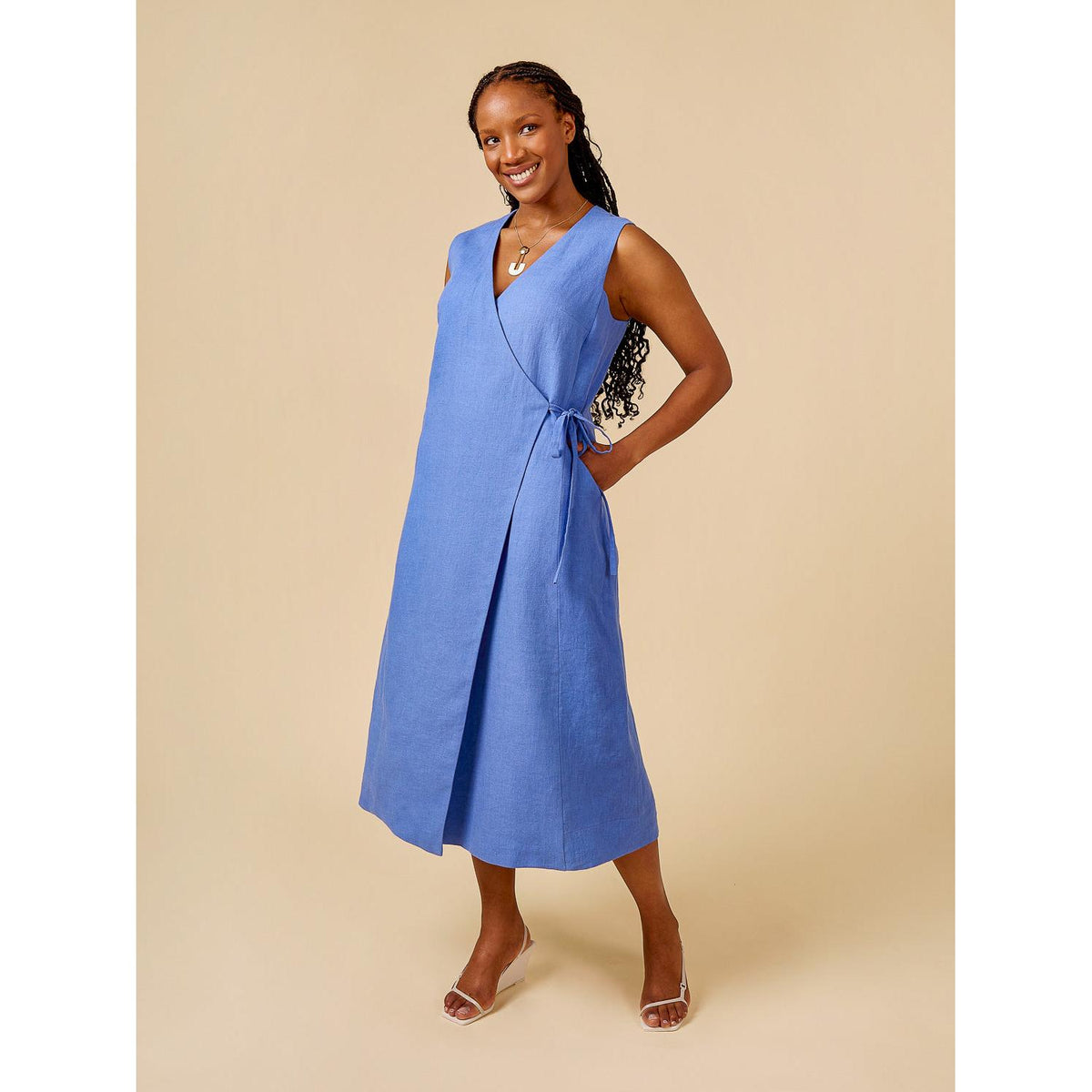 Aylin Wrap Dress + Vest 