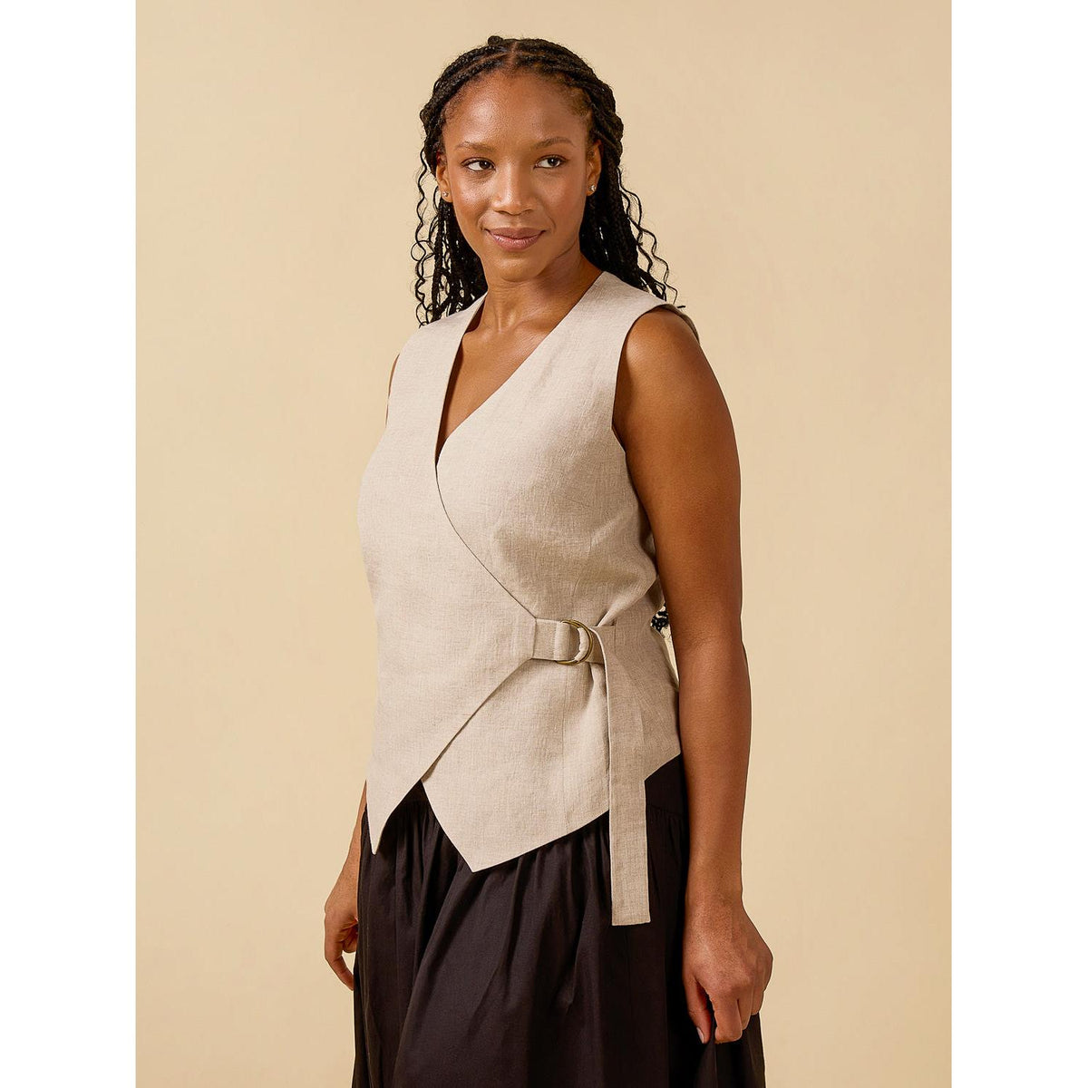 Aylin Wrap Dress + Vest 