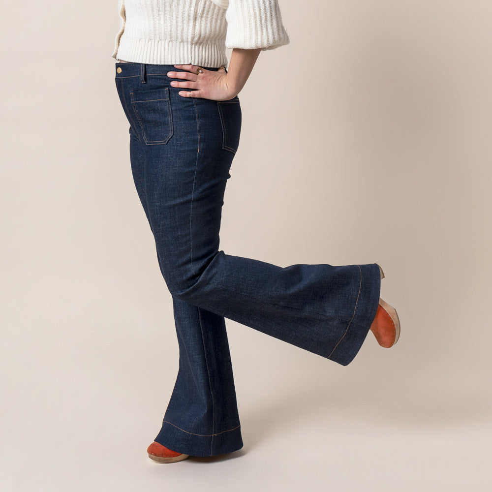 Jude Flare Jeans Pattern
