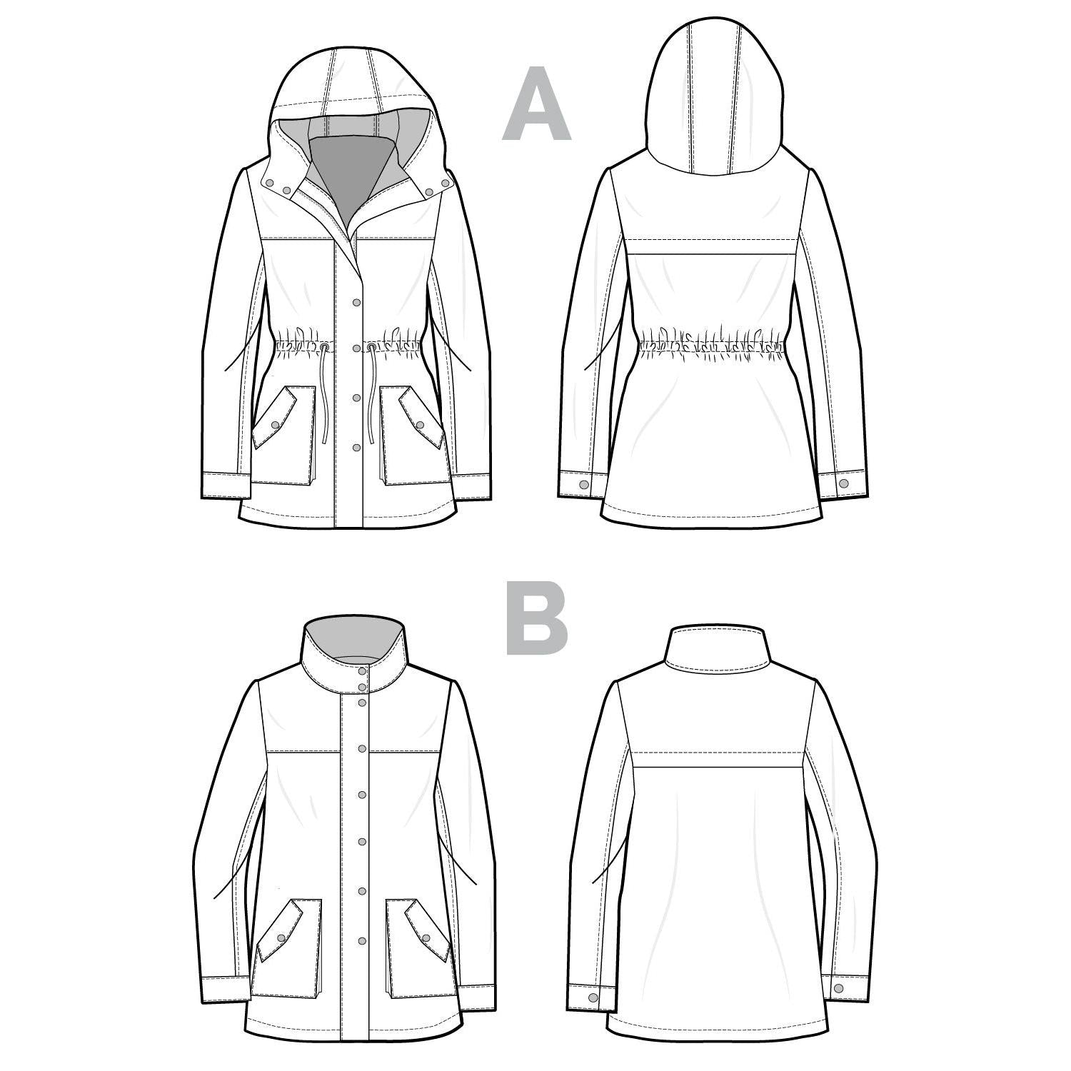 Kelly Anorak Jacket Pattern