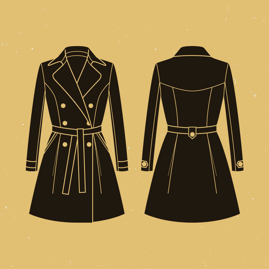 Luzerne Trench Coat Pattern
