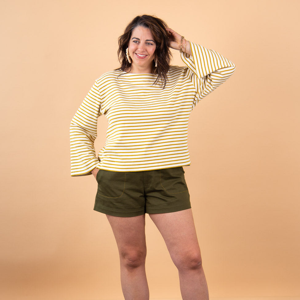 Marine Knit Top + Dress Pattern
