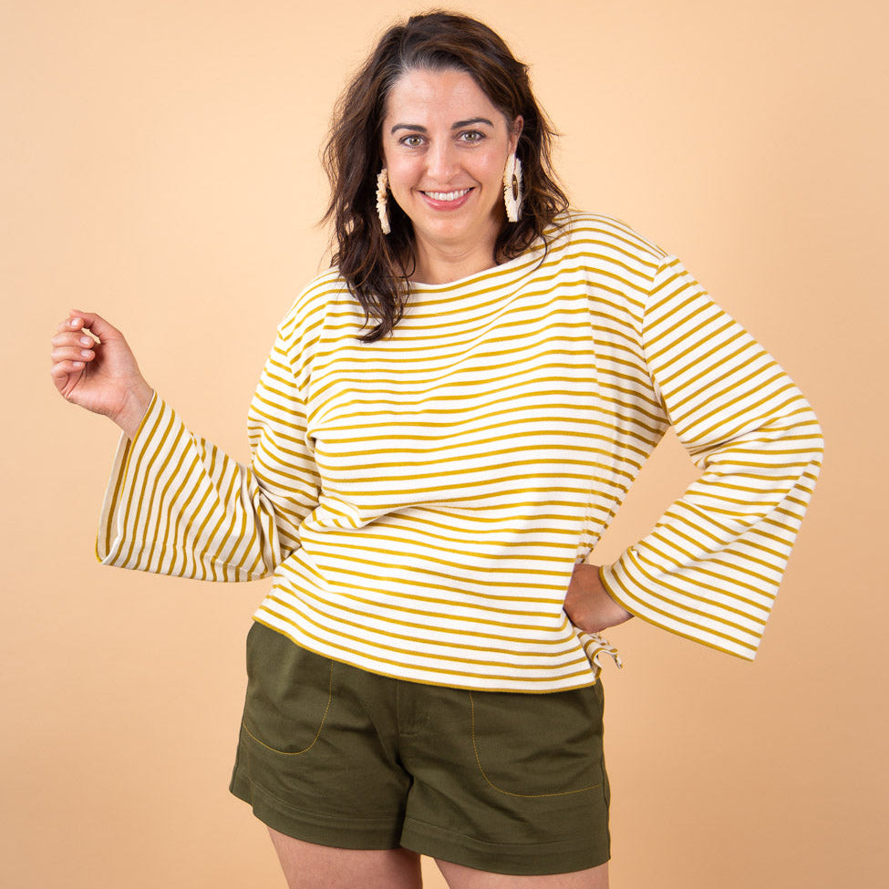 Marine Knit Top + Dress Pattern