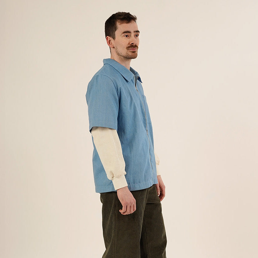 Men's Zip Shirt Sewing Pattern