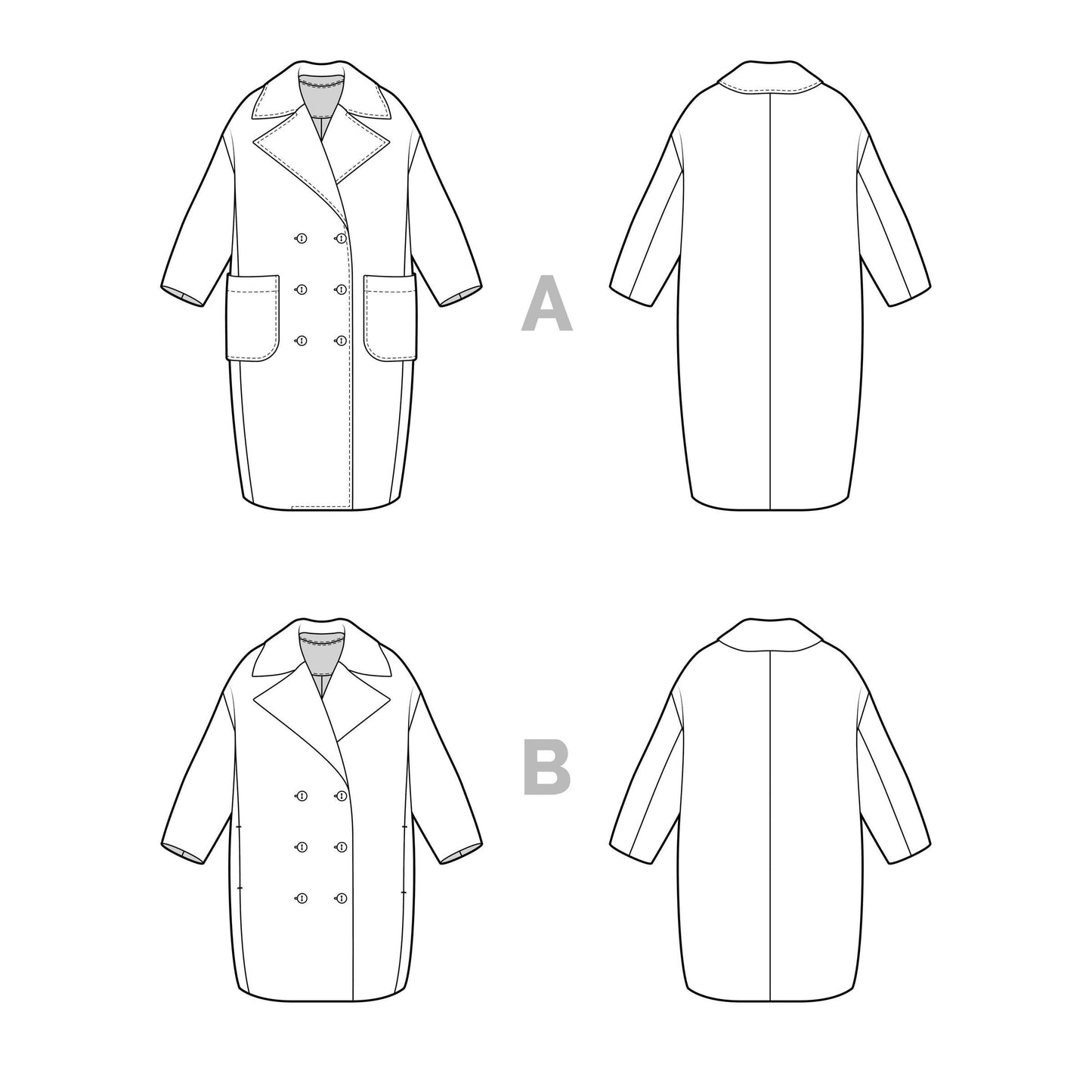 Phoebe Coat Pattern