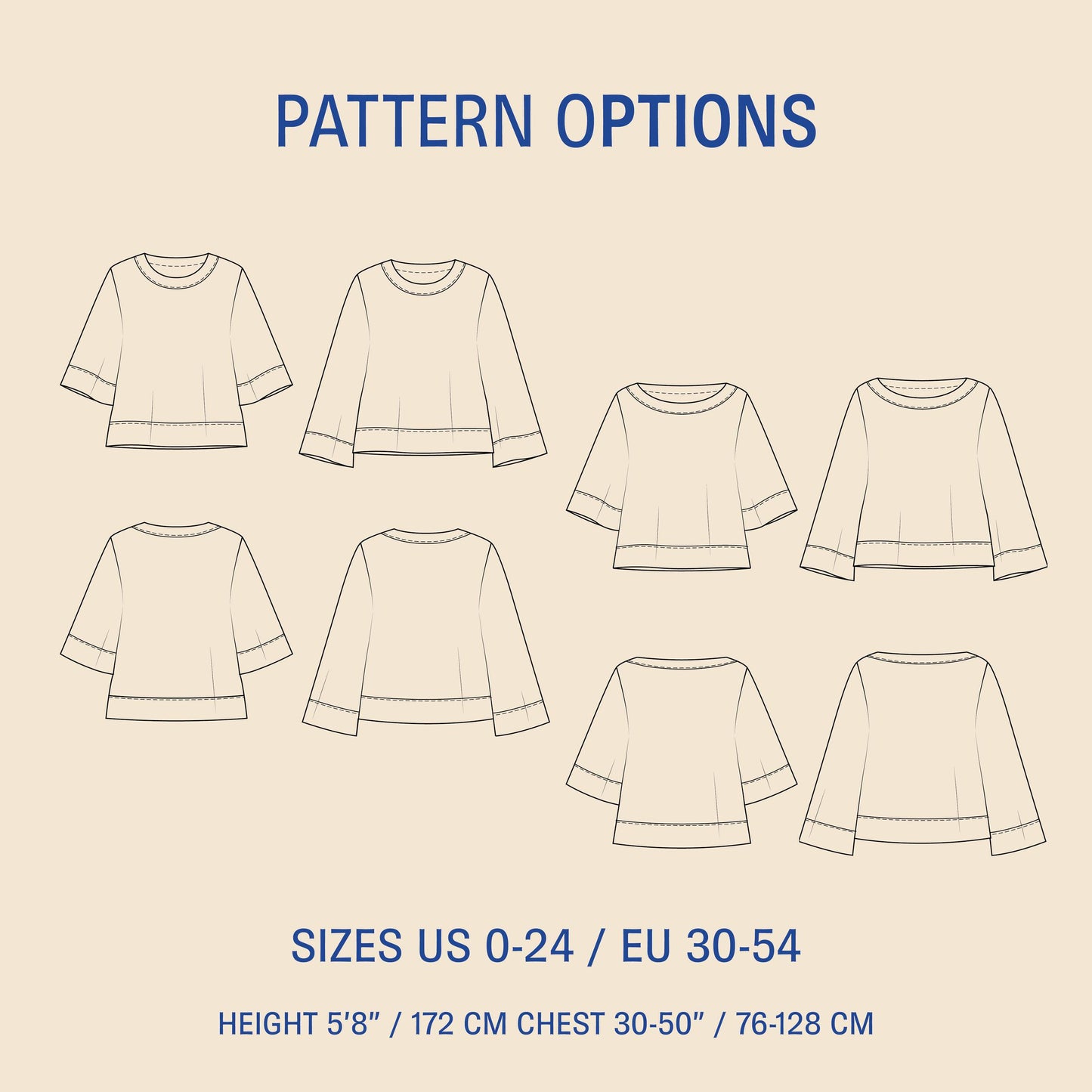 Silke Blouse Sewing pattern