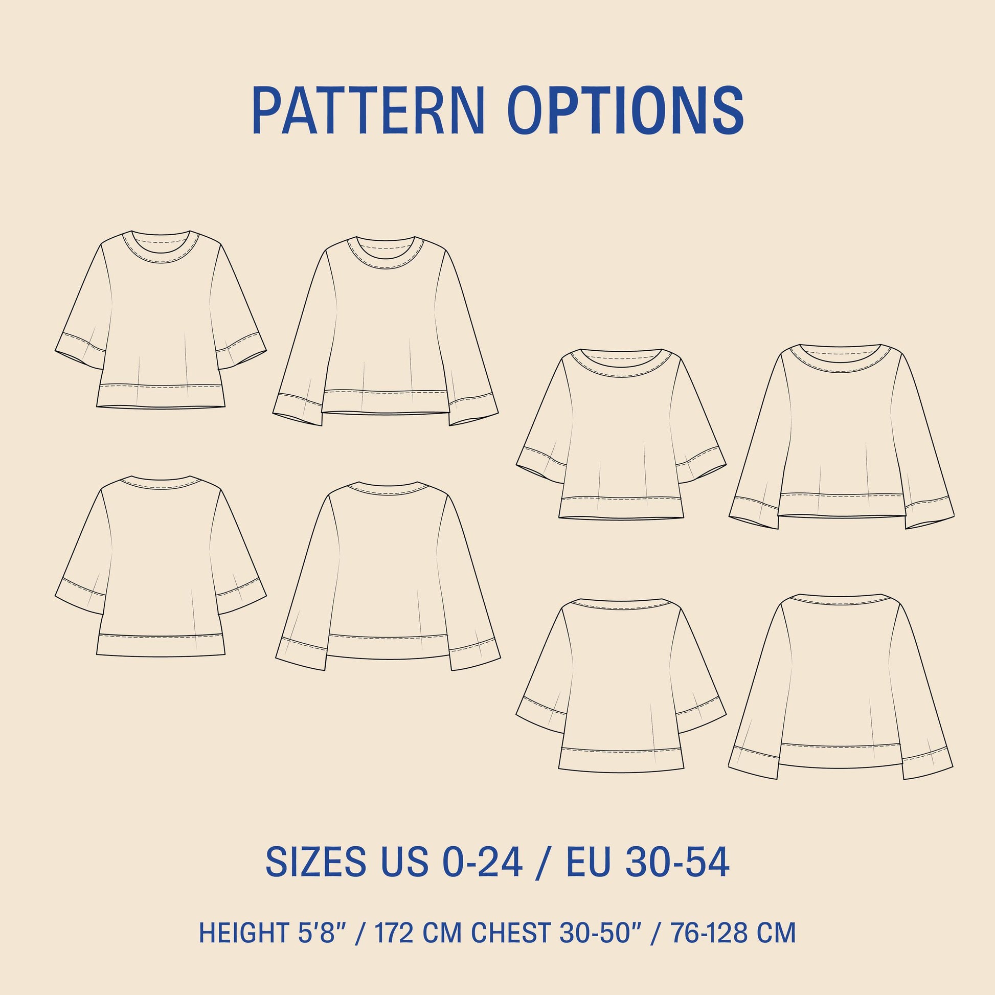 Silke Blouse Sewing pattern