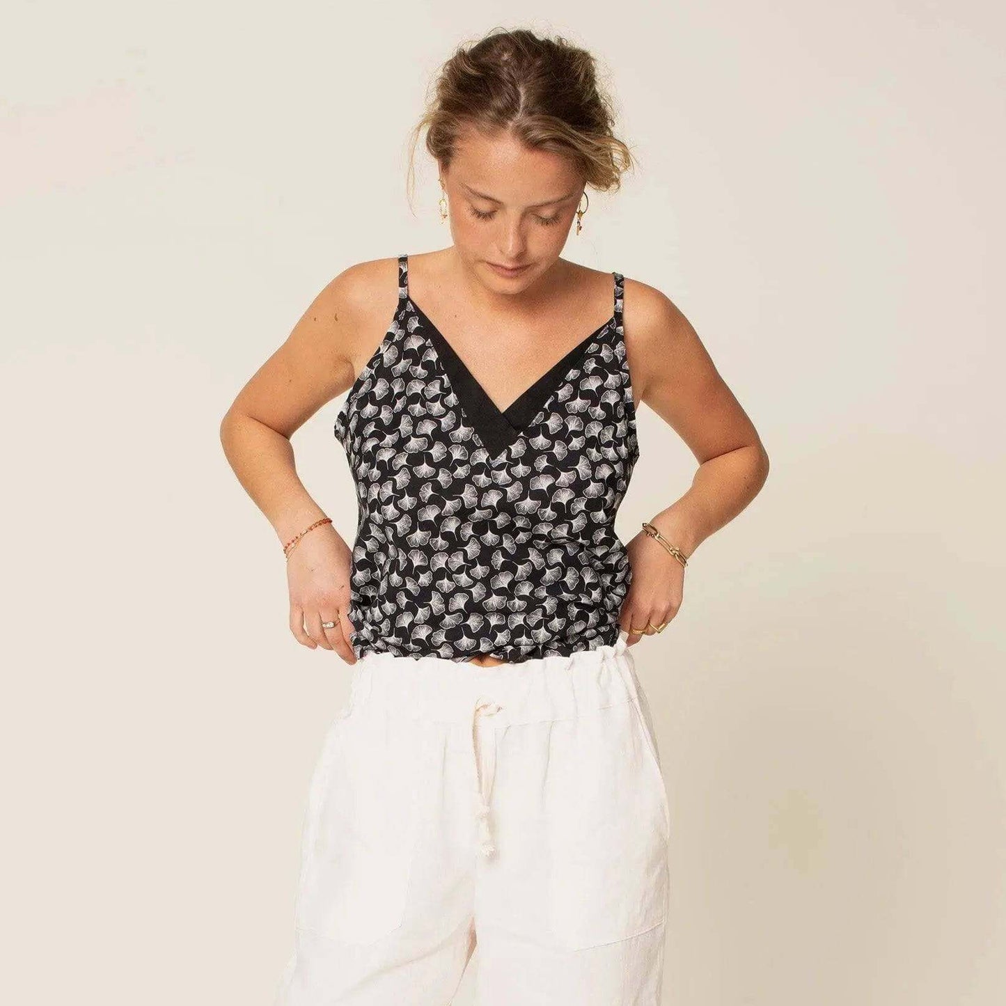 V-neck Camisole sewing pattern Wardrobe By Me