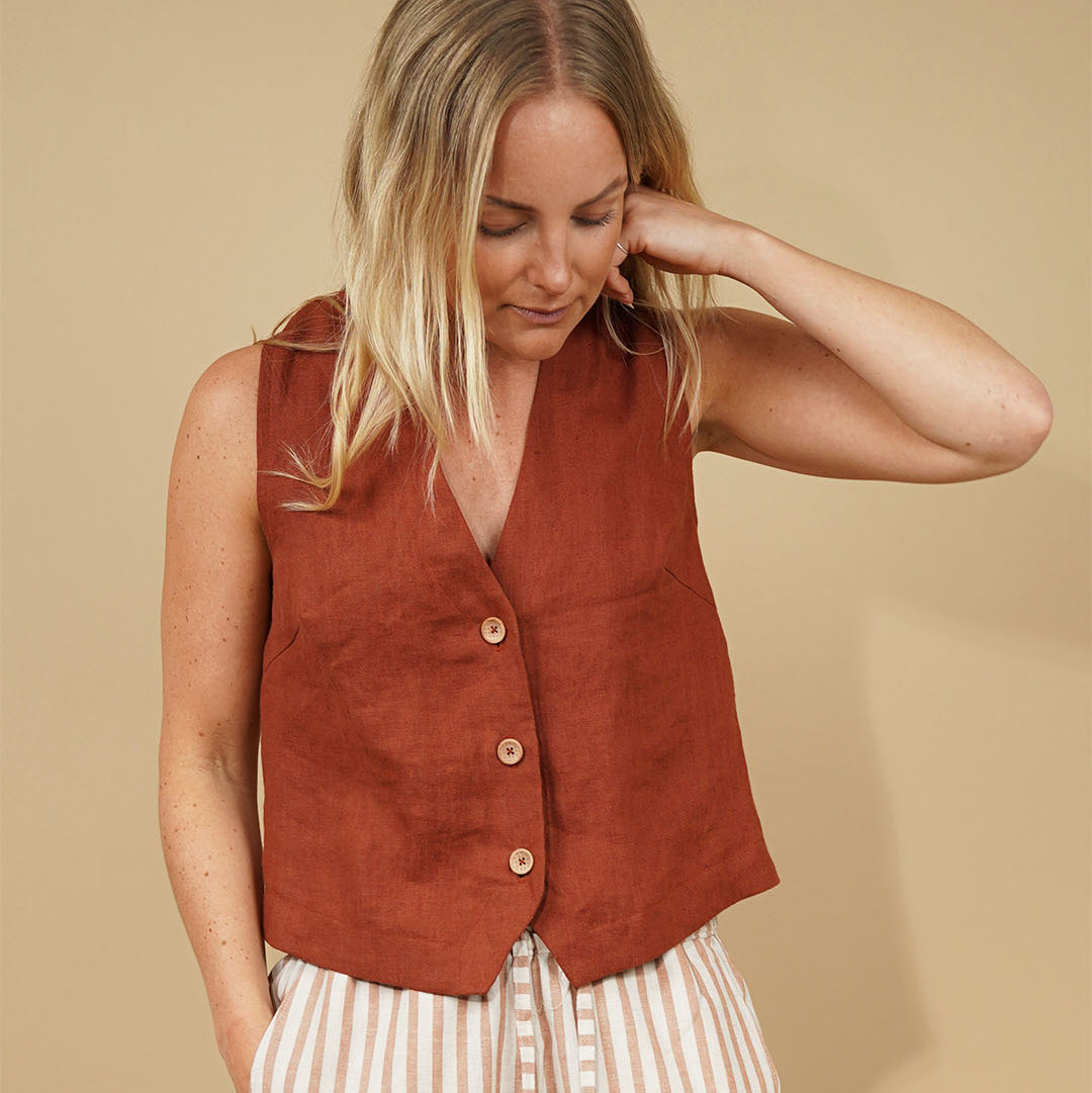 Waistcoat top sewing pattern