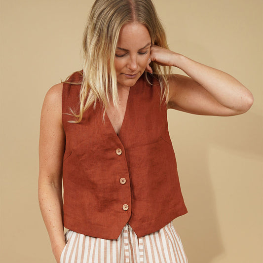 Waistcoat top sewing pattern