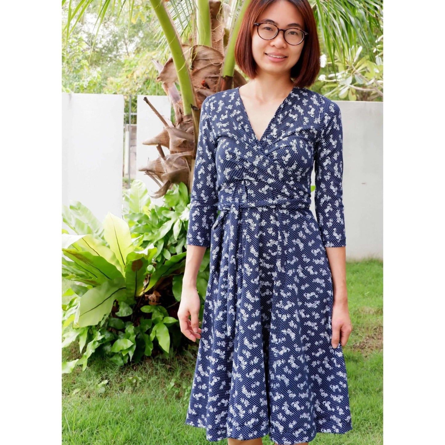 Wanda Wrap Dress Pattern Wardrobe By Me