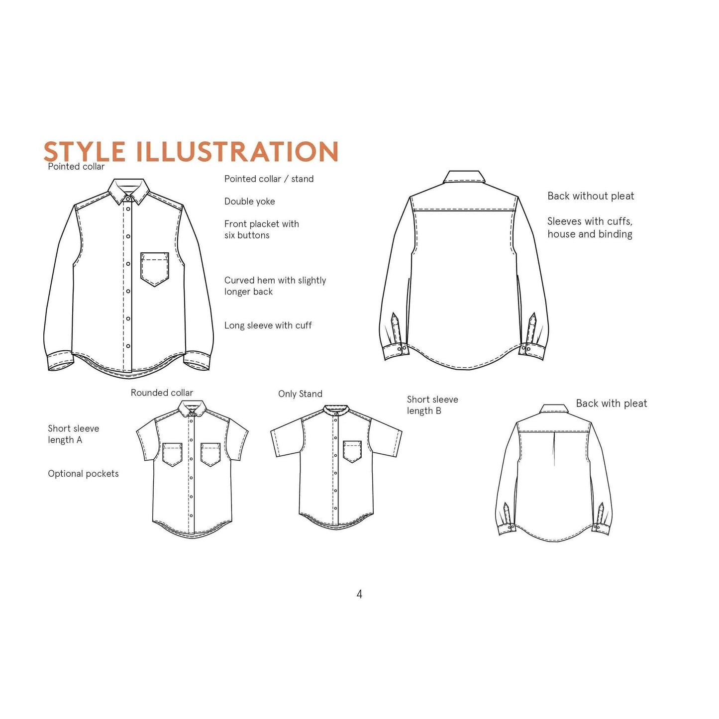 Anna Shirt sewing pattern Wardrobe By Me
