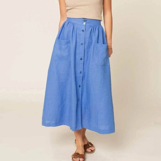Front Button Skirt Pattern Wardrobe By Me
