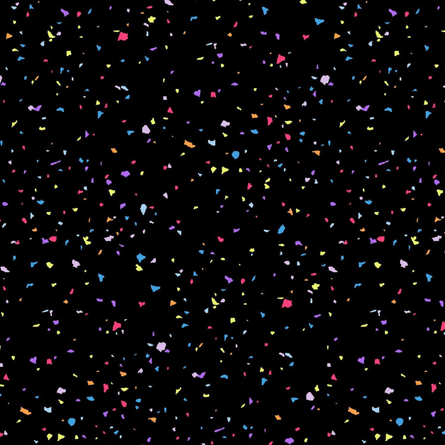 RJR-Confetti-fabric-Multi On Black-gather here online