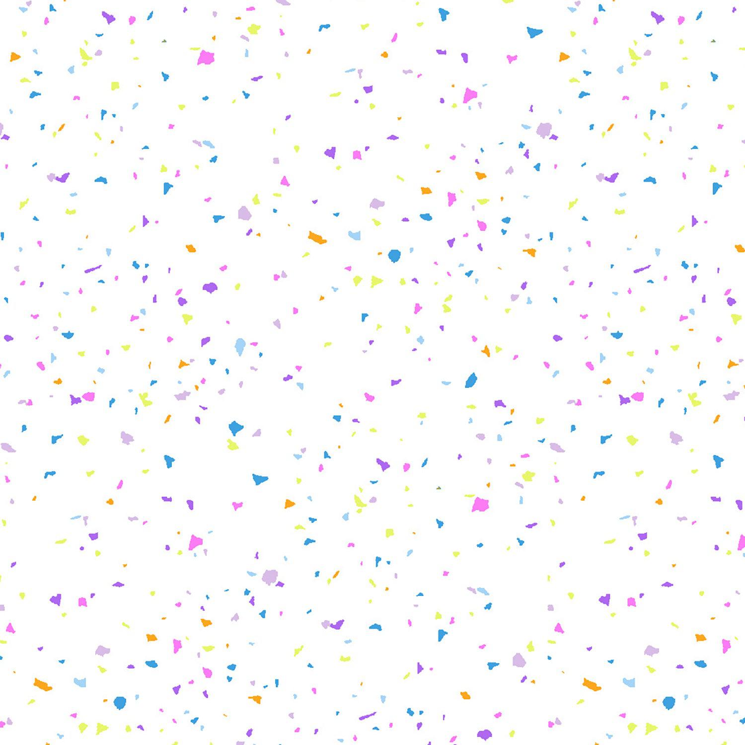 RJR-Confetti-fabric-Multi On White-gather here online