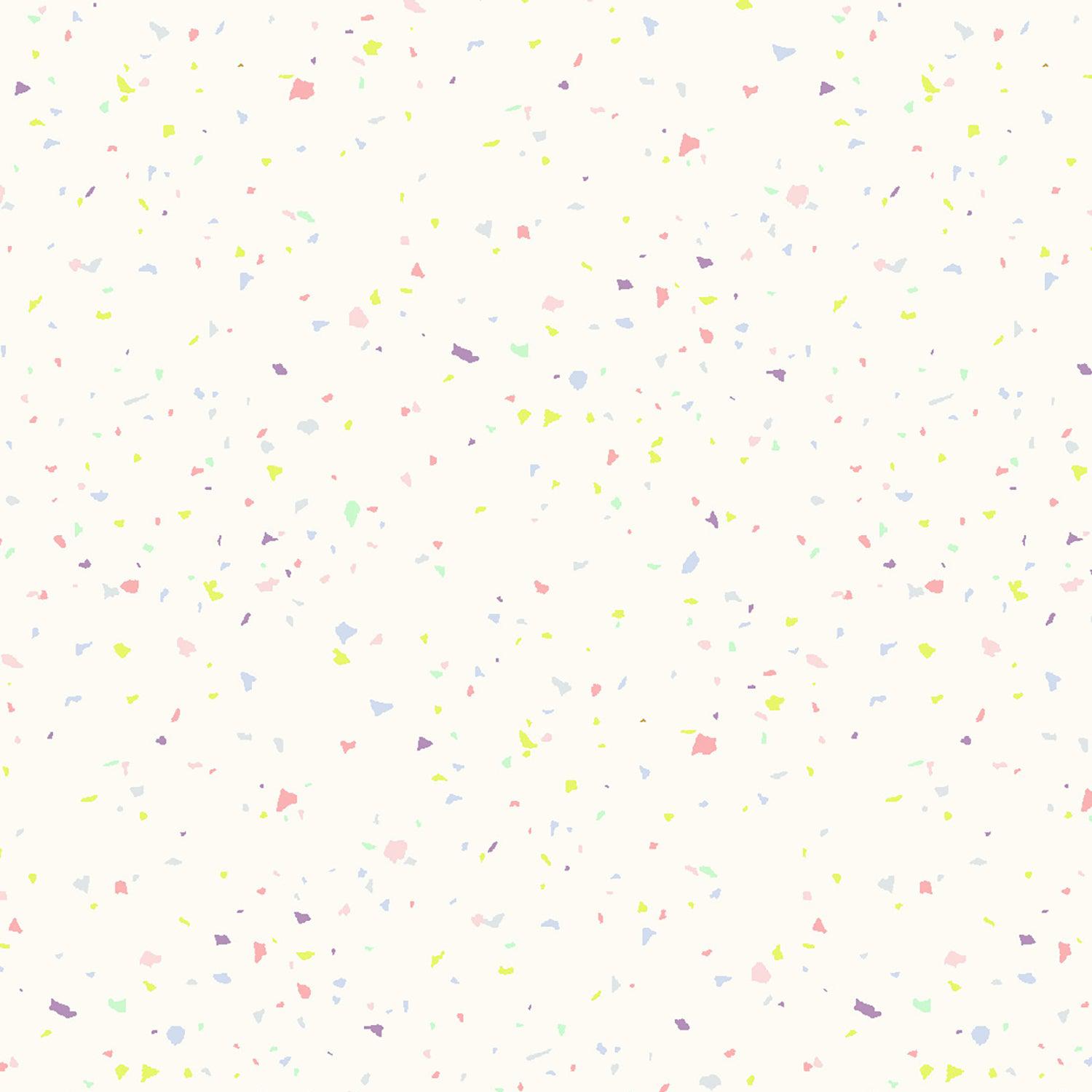 RJR-Confetti-fabric-Pastel On Cream-gather here online