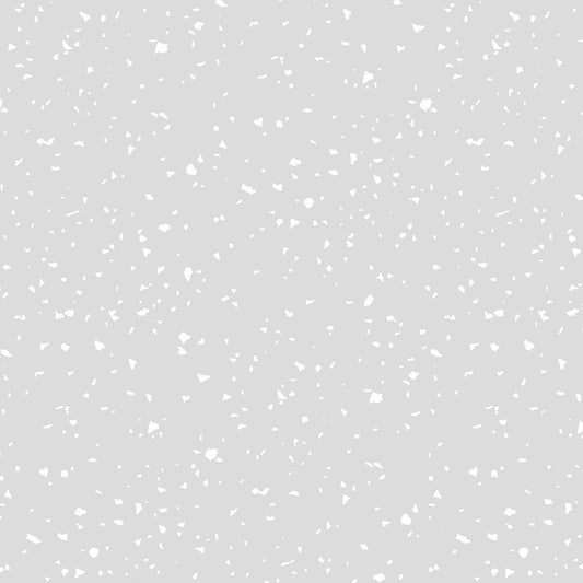 REMNANT: Confetti, White on Gray 30% OFF 1.05 YDS