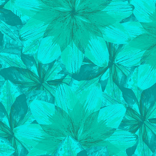 RJR-Kaleidoscope Floral Teal-fabric-gather here online