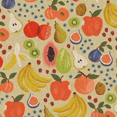 Cotton + Steel-Fruit Stand Cream on Canvas-fabric-gather here online