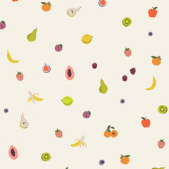 Cotton + Steel-Fruit Orchard Cream-fabric-gather here online