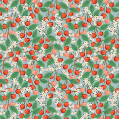 Cotton + Steel-Cherry Blossom Light Blue-fabric-gather here online