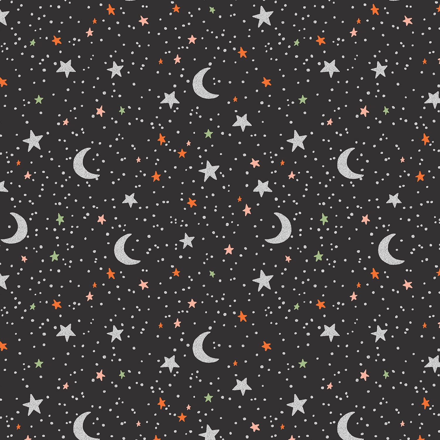 Cotton + Steel-October Night Black Metallic-fabric-gather here online