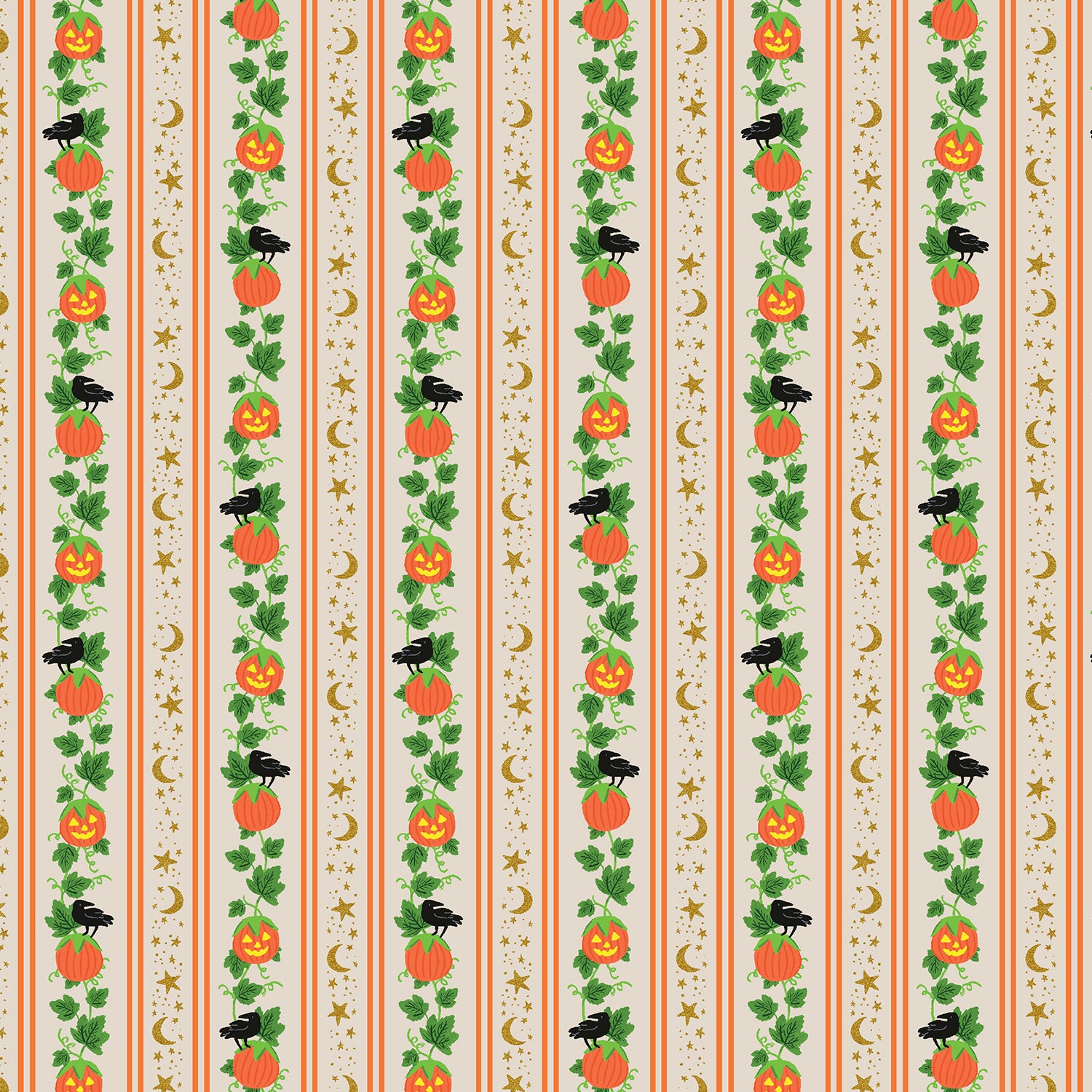Cotton + Steel-Pumpkin Patch Linen Metallic-fabric-gather here online