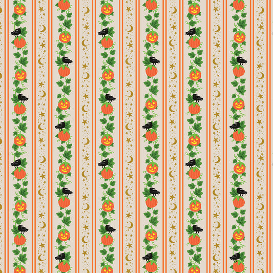 Cotton + Steel-Pumpkin Patch Linen Metallic-fabric-gather here online