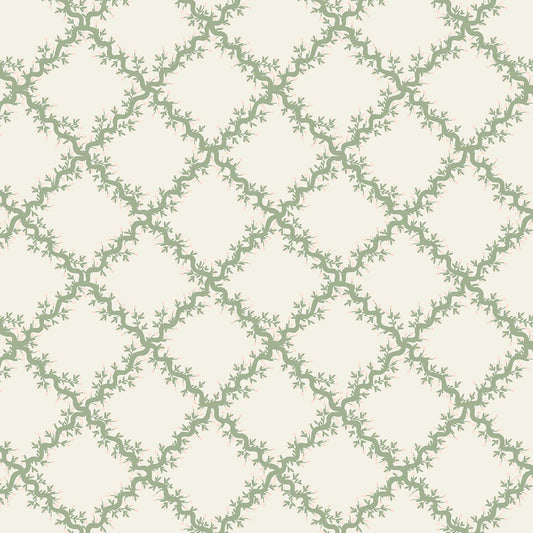 Cotton + Steel-Lattice Cream-fabric-gather here online