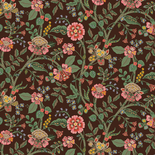 Cotton + Steel-Gracie Cocoa on Rayon-fabric-gather here online