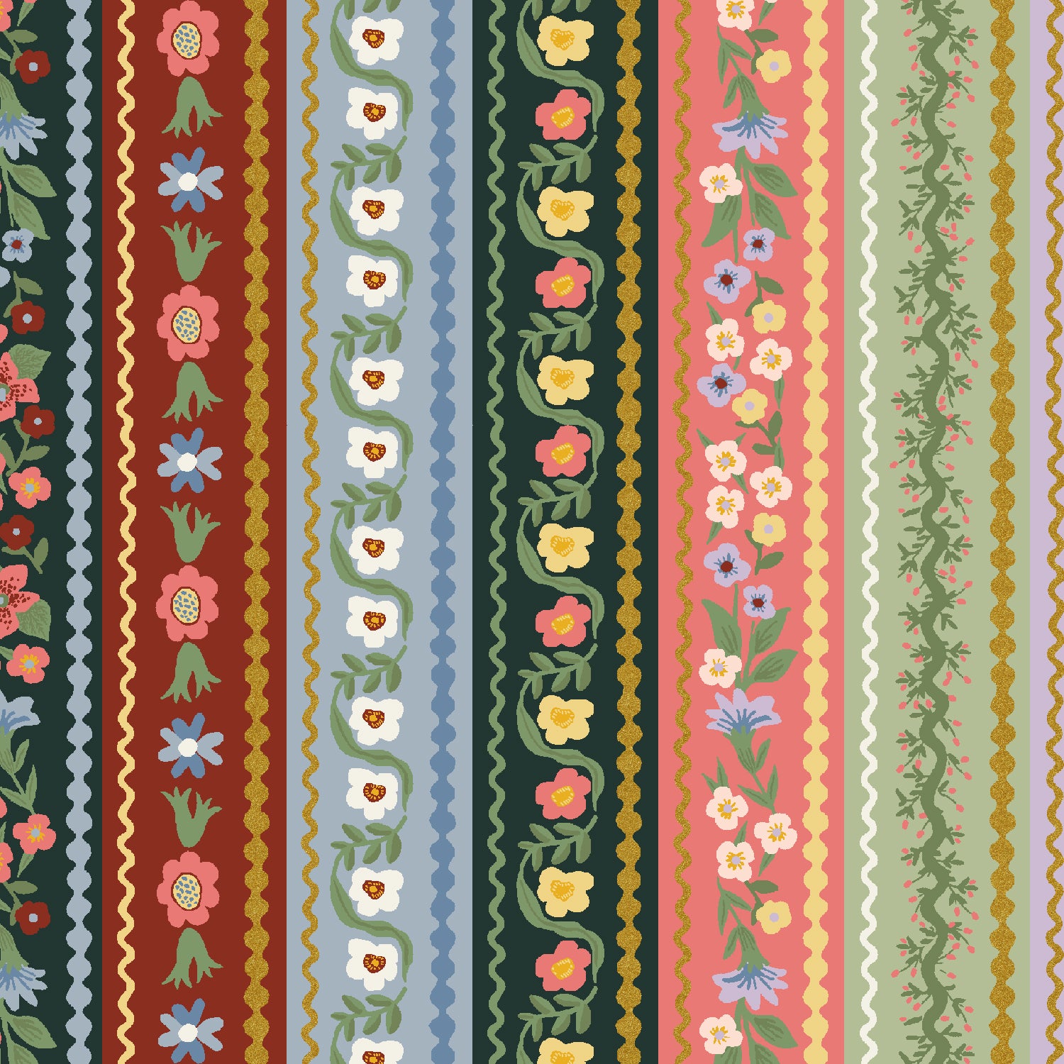 Cotton + Steel-Gemma Original Multi Metallic Canvas-fabric-gather here online