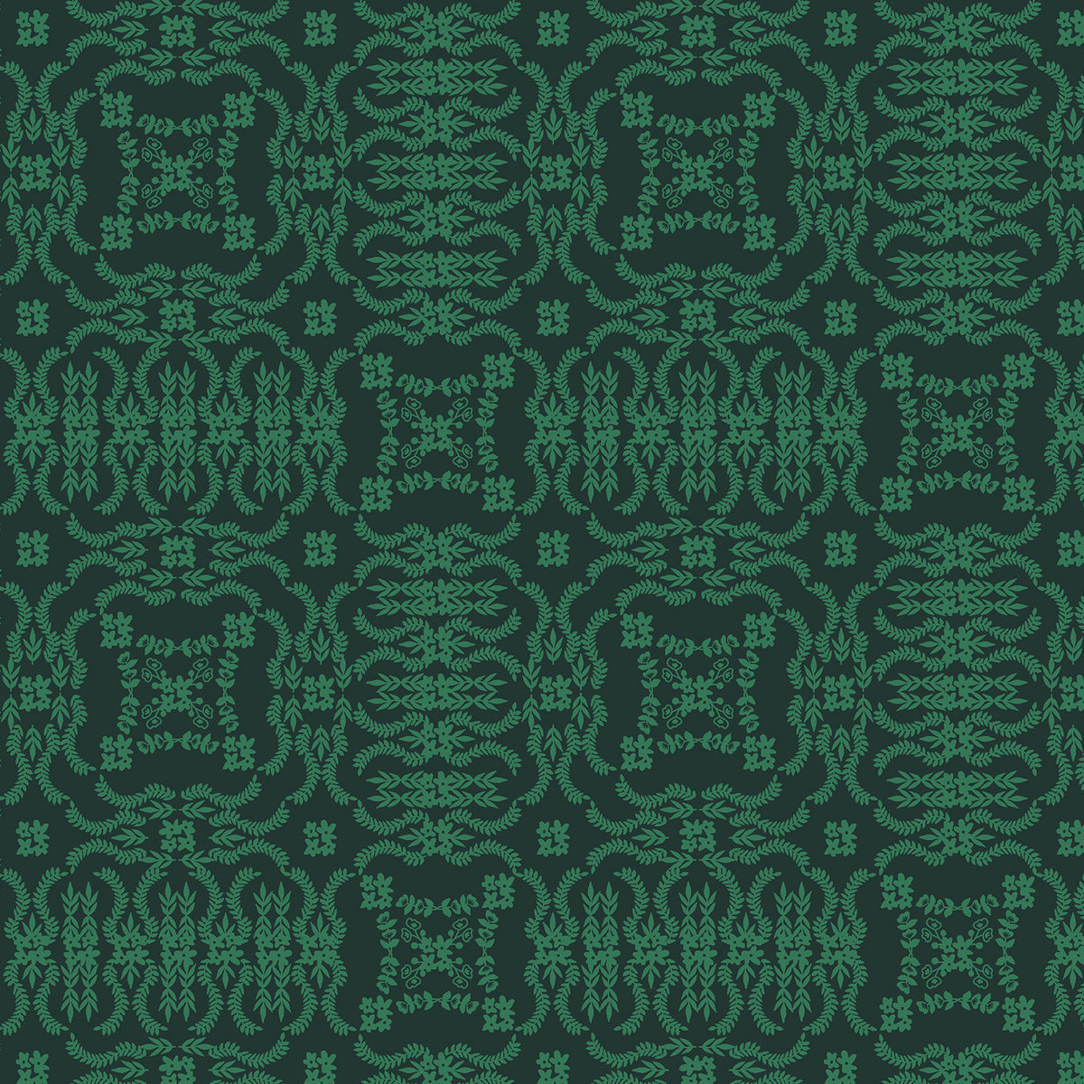 Cotton + Steel-Heritage Evergreen-fabric-gather here online