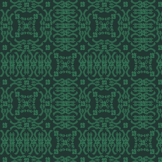 Cotton + Steel-Heritage Evergreen-fabric-gather here online