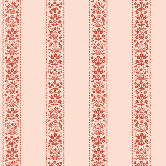 Cotton + Steel-Estee Stripe Pink-fabric-gather here online