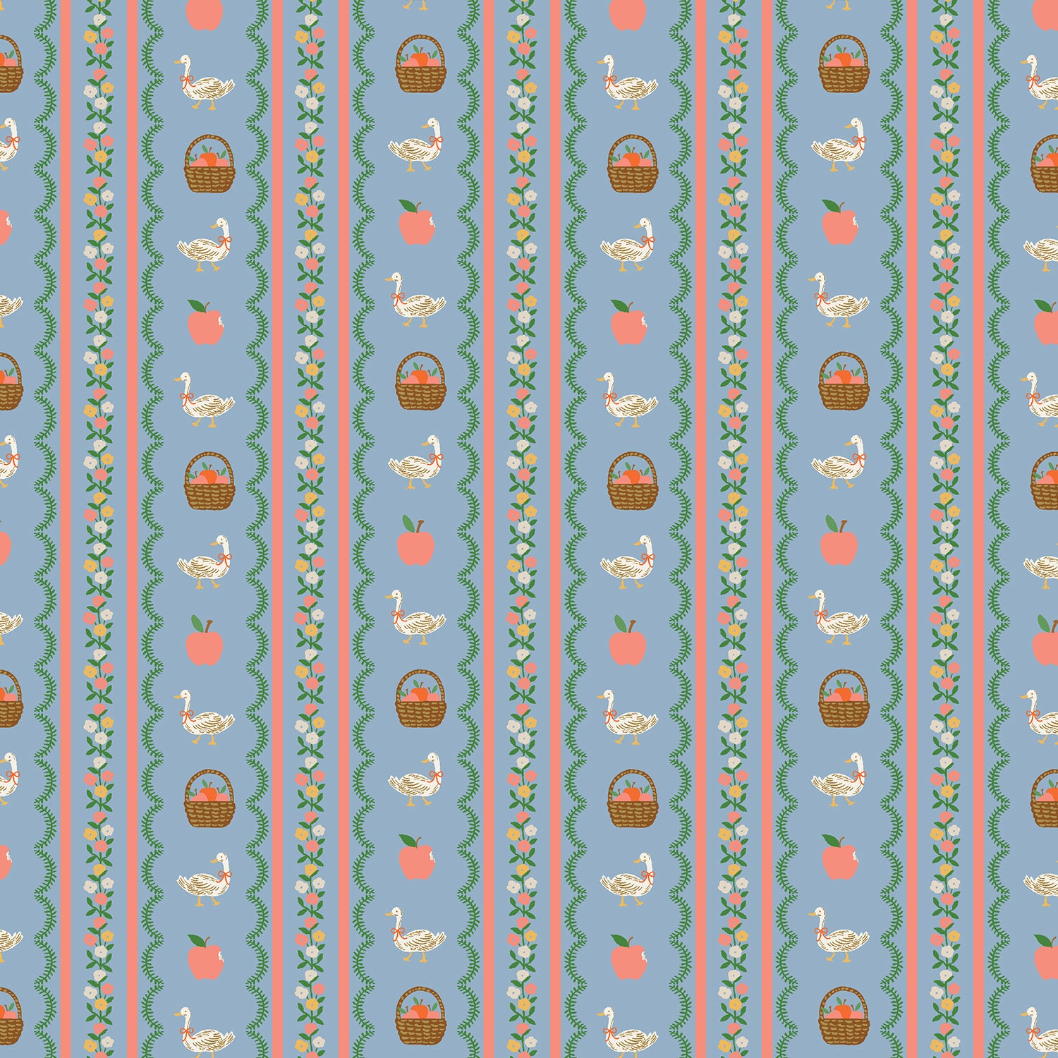 Cotton + Steel-Farmhouse Stripe Slate-fabric-gather here online