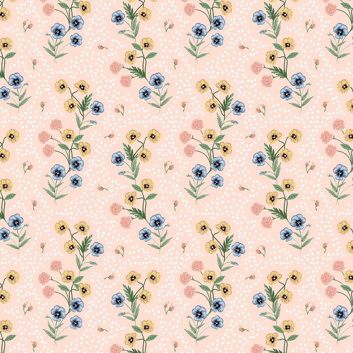 Cotton + Steel-Poppy Pink-fabric-gather here online