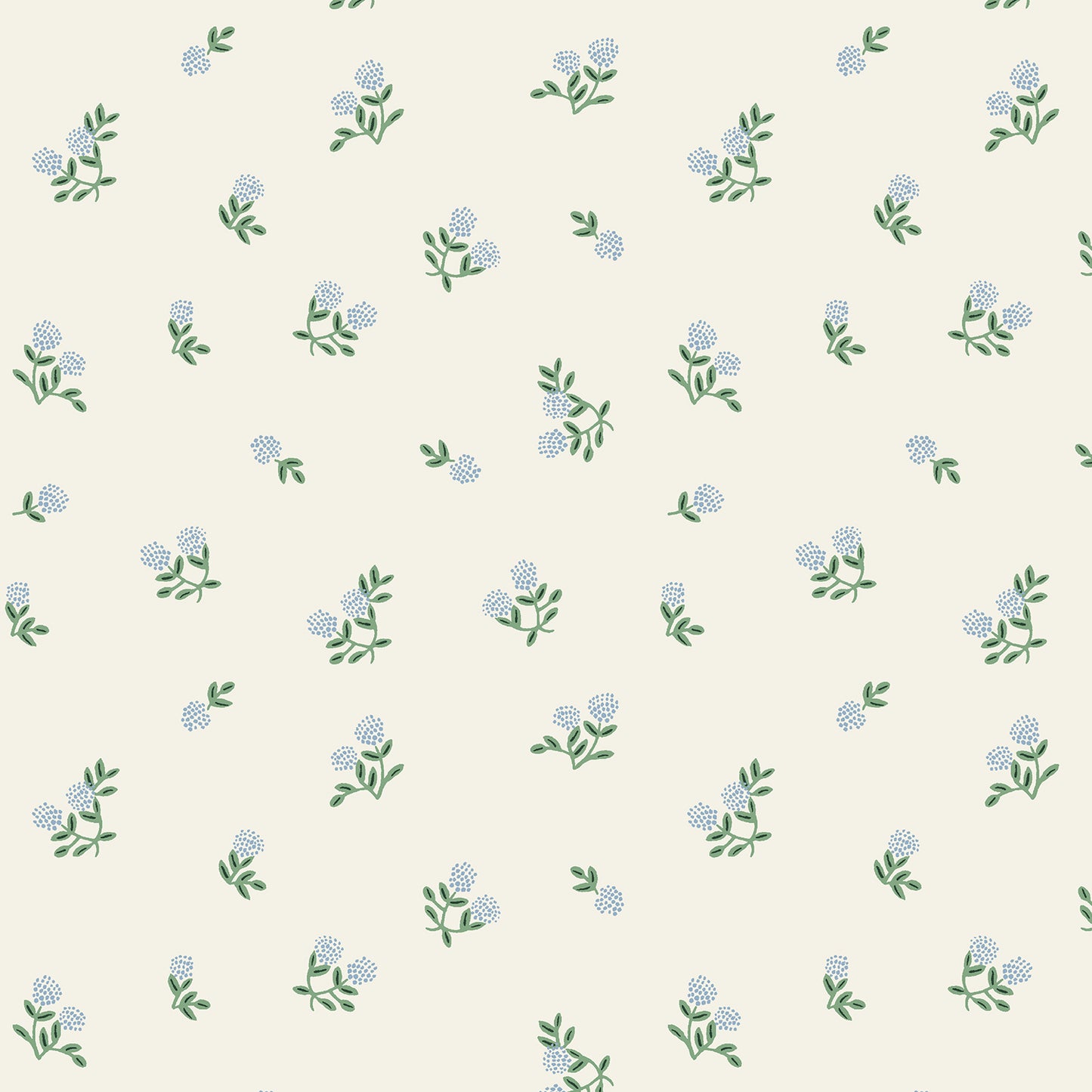 Cotton + Steel-Ditsy Hydrangea Cream-fabric-gather here online