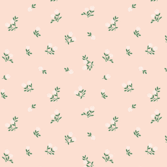 Cotton + Steel-Ditsy Hydrangea Pink-fabric-gather here online
