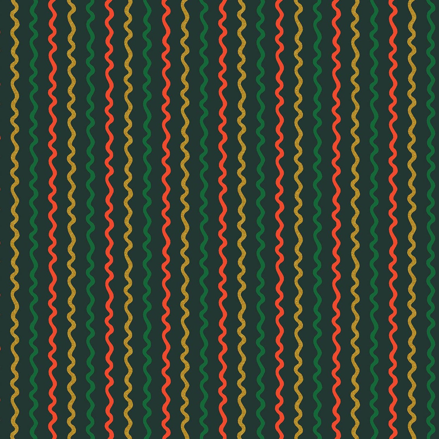 Cotton + Steel-Ribbon Stripe Evergreen Metallic-fabric-gather here online