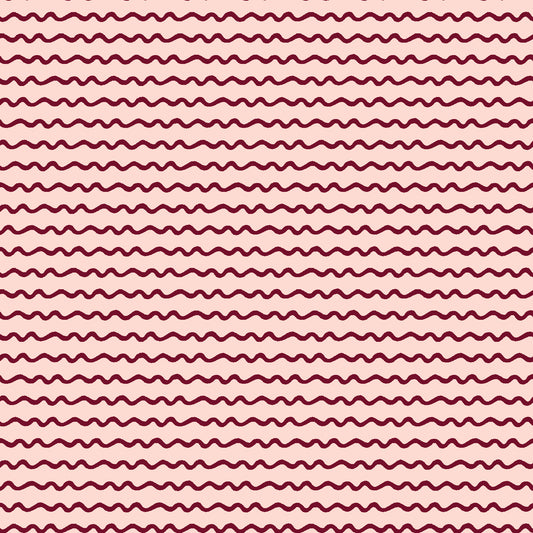 Cotton + Steel-REMNANT: Rickrack, Blush 30% OFF 1.08 YDS-fabric remnant-gather here online