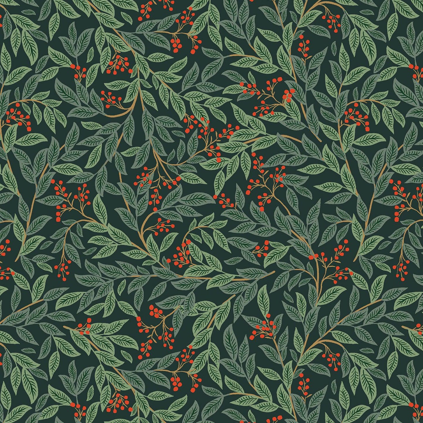 Cotton + Steel-Willowberry Evergreen-fabric-gather here online