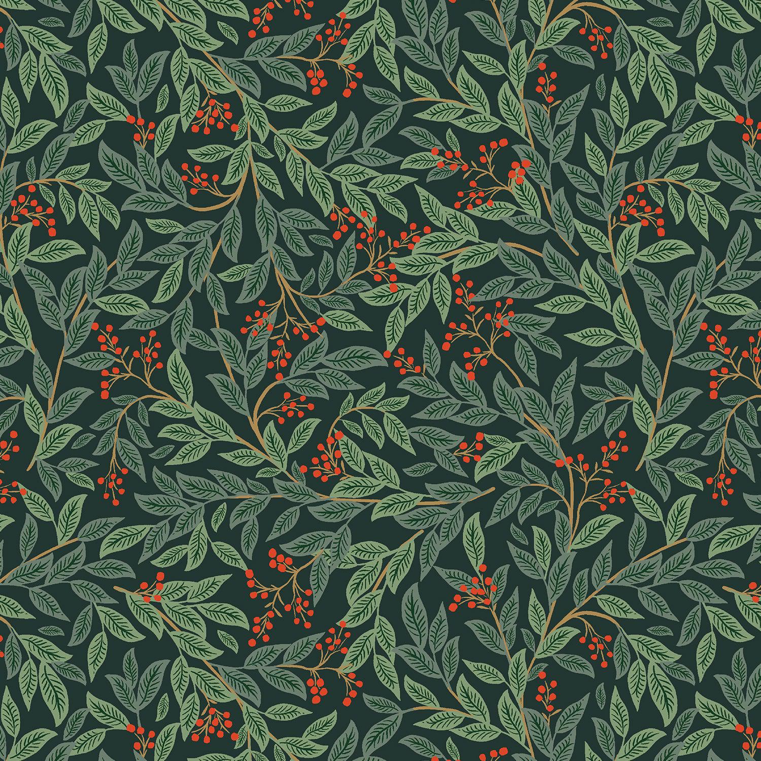 Cotton + Steel-Willowberry Evergreen-fabric-gather here online