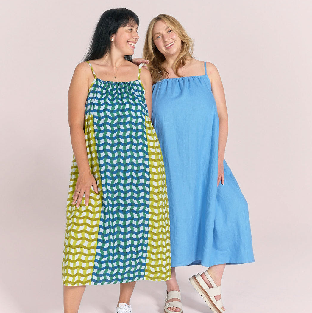 Matchy Matchy Sewing Club-Schoolhouse Sundress Pattern - PDF DOWNLOAD-sewing pattern-gather here online