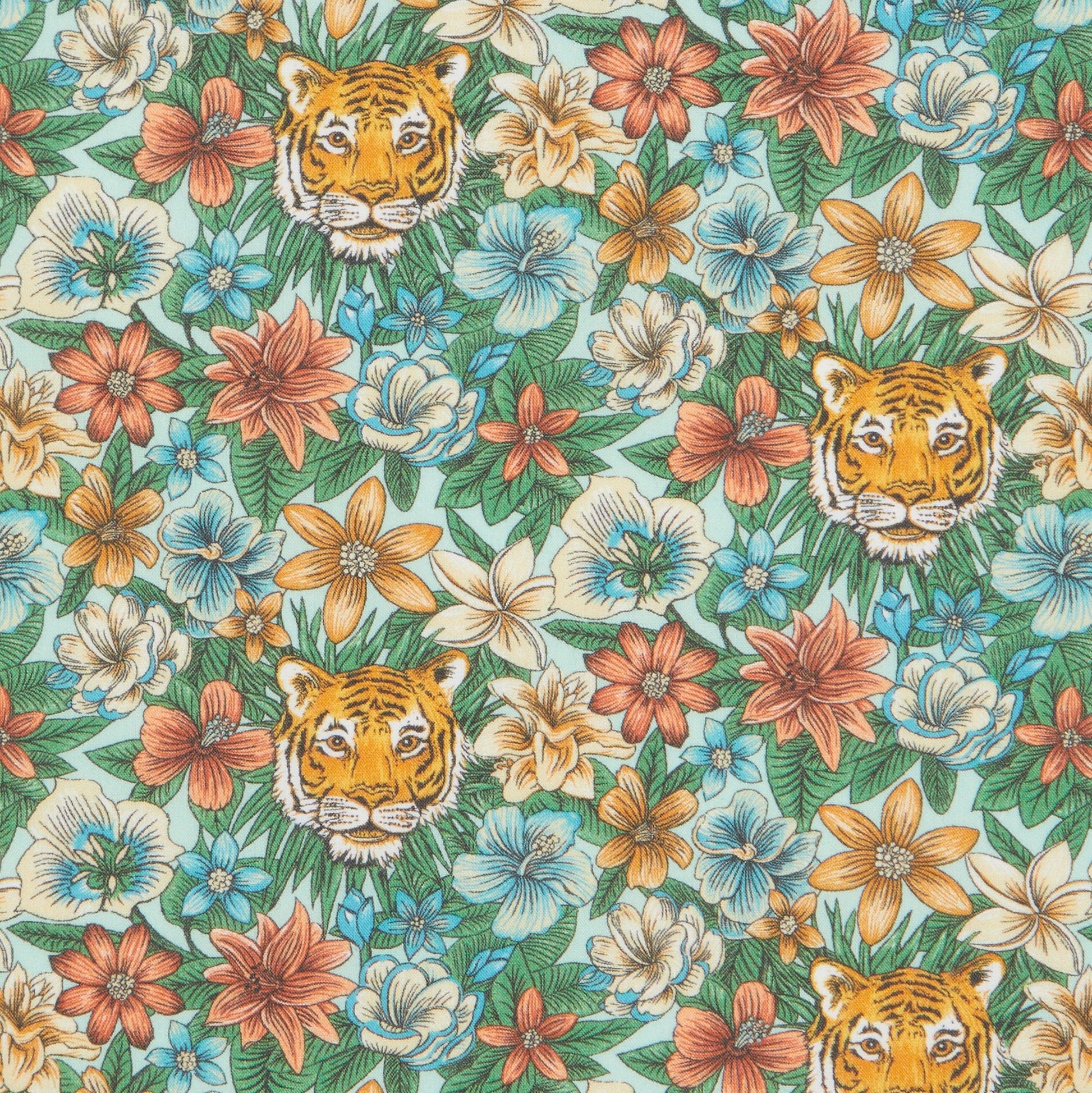 Liberty of London-Tana Lawn - Scotty's Tiger Orange-fabric-gather here online