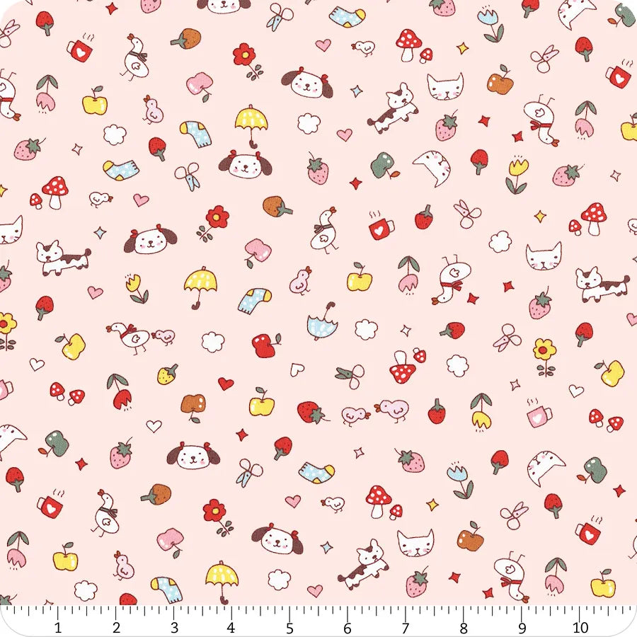Riley Blake Designs-Toss Blush-fabric-gather here online