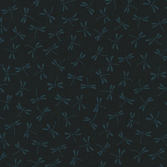Sevenberry-Dragonflies Midnight-fabric-gather here online