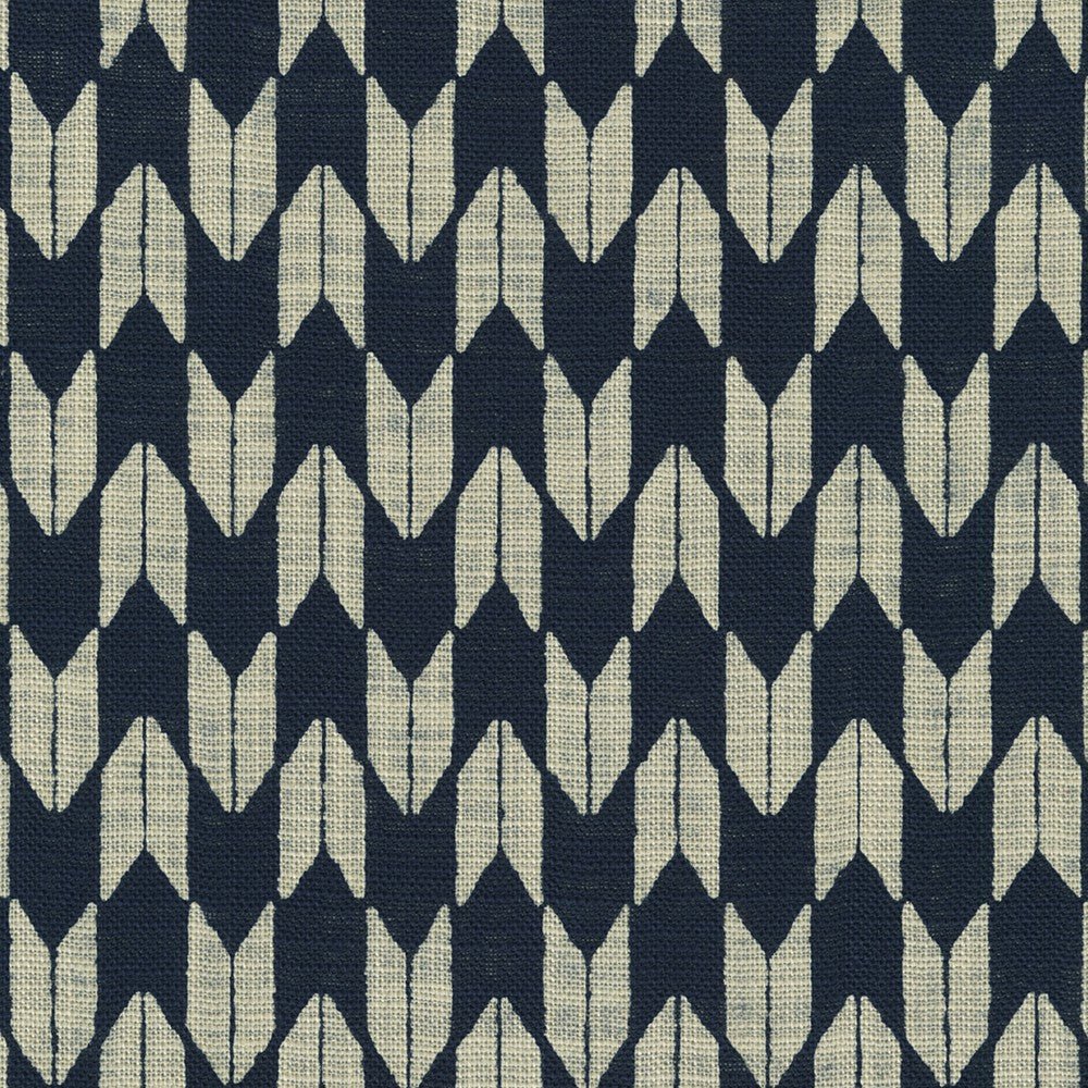 Sevenberry-Arrows Navy-fabric-gather here online